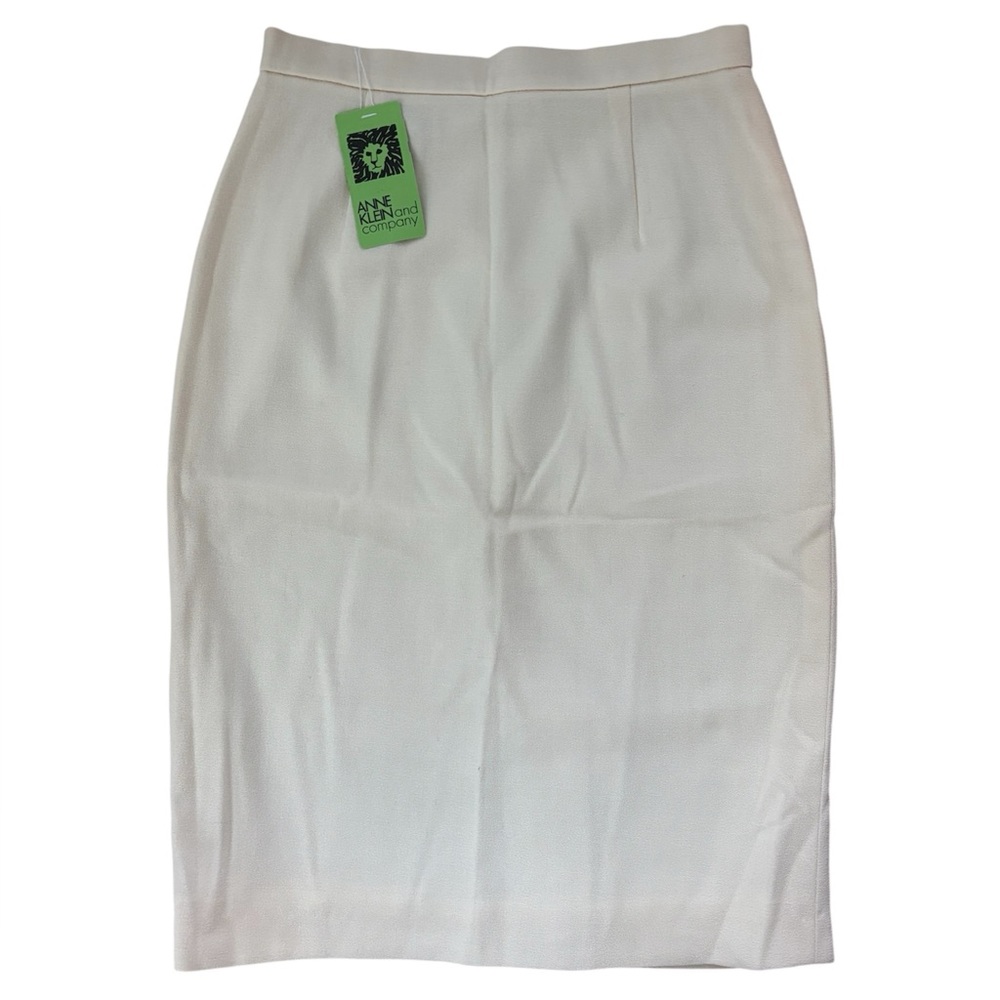 Vintage Anne Klein 100% Wool Skirt, Sz 8